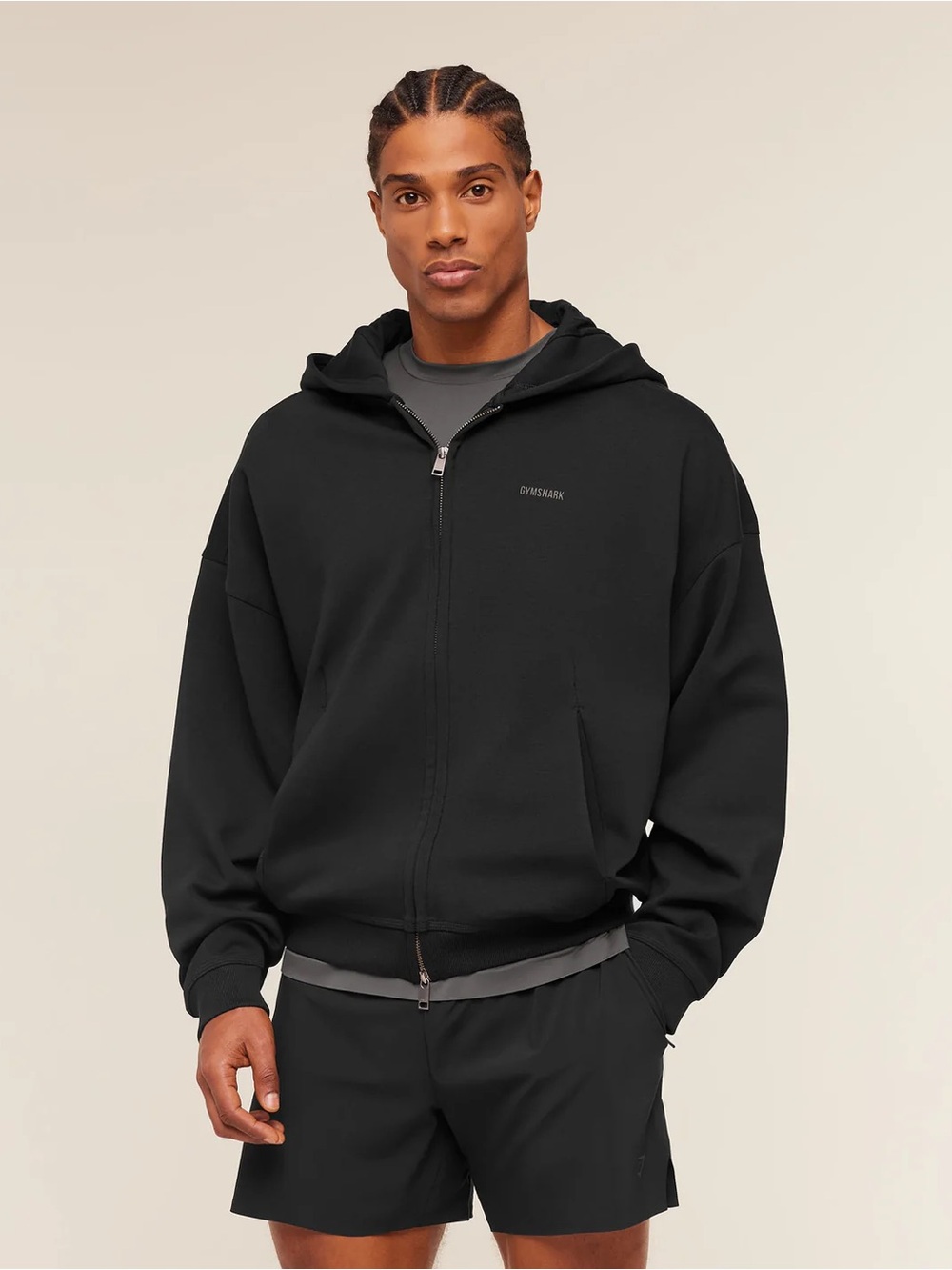 GYMSHARK EVOLVE LIGHTWEIGHT ZIP THROUGH HOODIE
Oversized Fit
